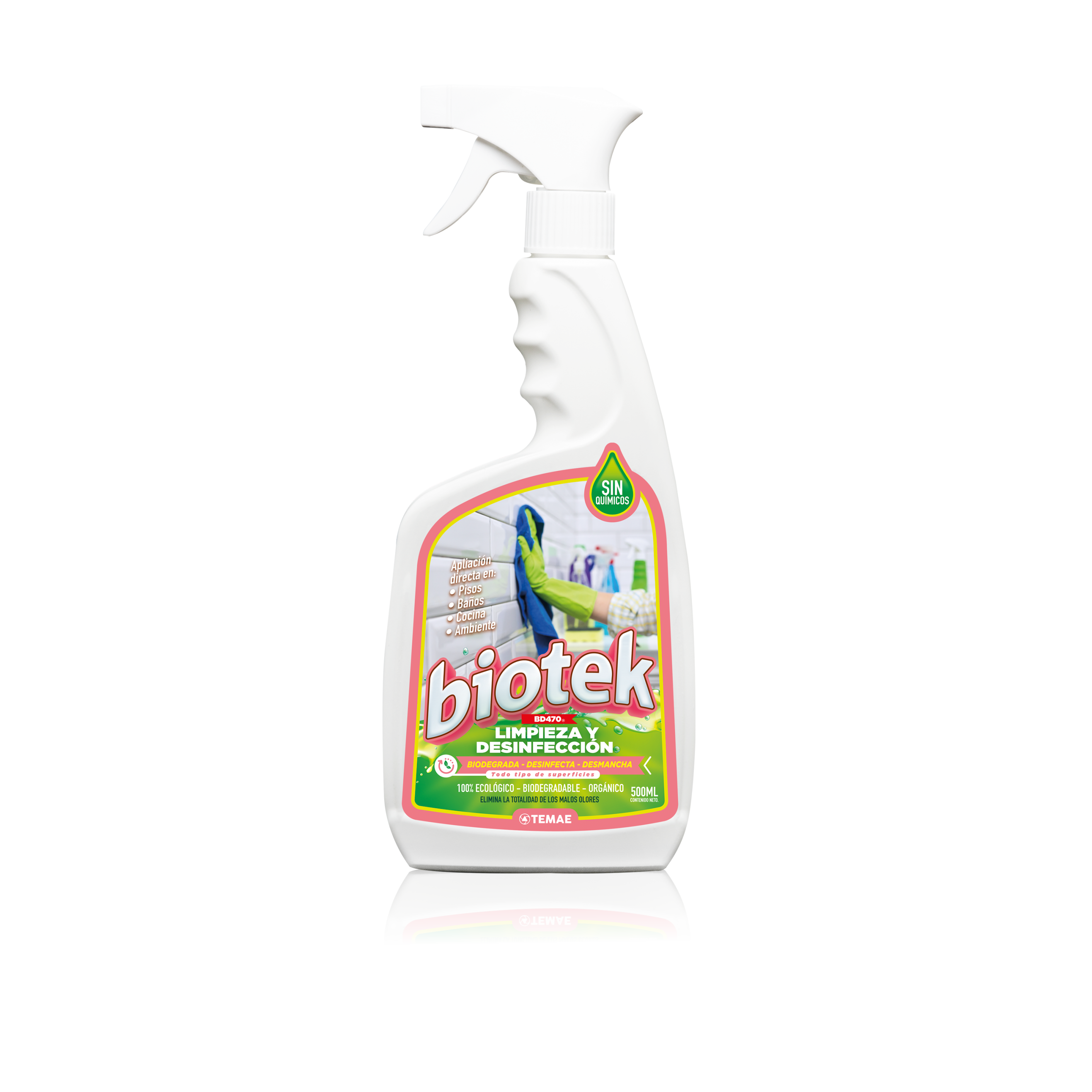 LIMPIEZA Y DESINFECCIÓN 500 ml